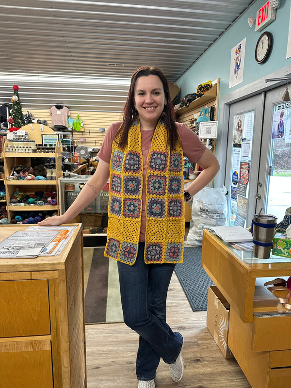 Retreat Class Granny Square Scarf w/Liz (crochet) Friday 10-11