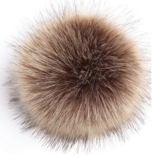 Coley  Jumbo Poofy Pom Pom w/snap